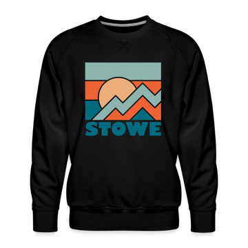 Premium Stowe Sweatshirt - Men's Vermont Sweatshirt - black