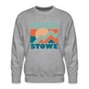Premium Stowe Sweatshirt - Men's Vermont Sweatshirt - heather grey