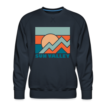 Premium Sun Valley Sweatshirt - Men's Idaho Sweatshirt - navy