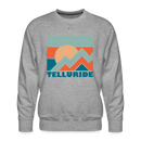 Premium Telluride Sweatshirt - Men's Colorado Sweatshirt - heather grey