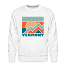 Premium Vermont Sweatshirt - Men's Sweatshirt - white