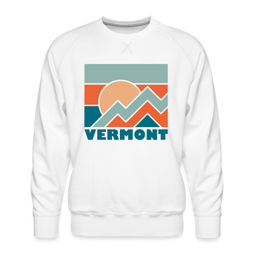 Premium Vermont Sweatshirt - Men's Sweatshirt - white