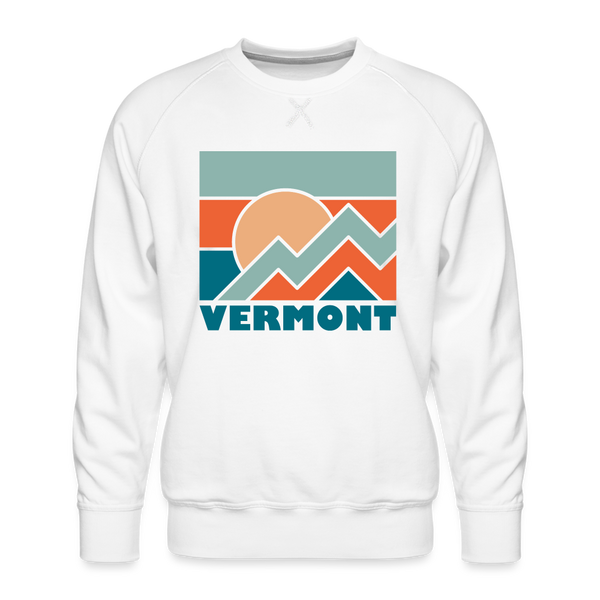 Premium Vermont Sweatshirt - Men's Sweatshirt - white