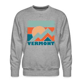 Premium Vermont Sweatshirt - Men's Sweatshirt - heather grey