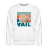 Premium Vail Sweatshirt - Men's Colorado Sweatshirt - white