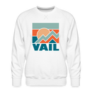 Premium Vail Sweatshirt - Men's Colorado Sweatshirt - white