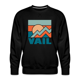Premium Vail Sweatshirt - Men's Colorado Sweatshirt - black