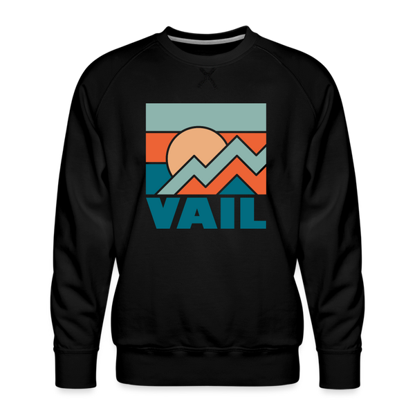 Premium Vail Sweatshirt - Men's Colorado Sweatshirt - black
