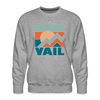 Premium Vail Sweatshirt - Men's Colorado Sweatshirt - heather grey