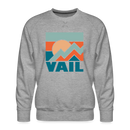 Premium Vail Sweatshirt - Men's Colorado Sweatshirt - heather grey