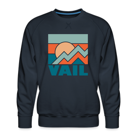 Premium Vail Sweatshirt - Men's Colorado Sweatshirt - navy
