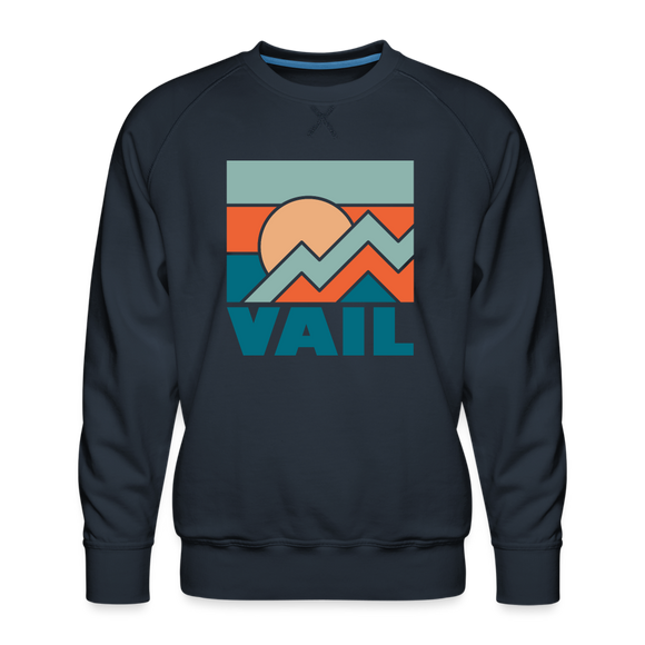 Premium Vail Sweatshirt - Men's Colorado Sweatshirt - navy