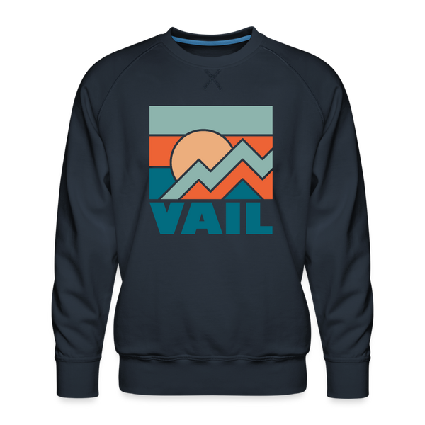 Premium Vail Sweatshirt - Men's Colorado Sweatshirt - navy