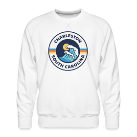 Premium Charleston Sweatshirt - Men's South Carolina Sweatshirt - white