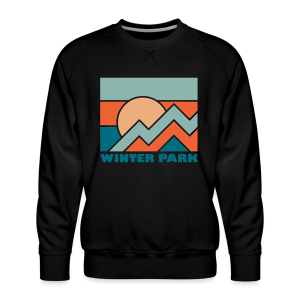 Premium Winter Park Sweatshirt - Men's Colorado Sweatshirt - black