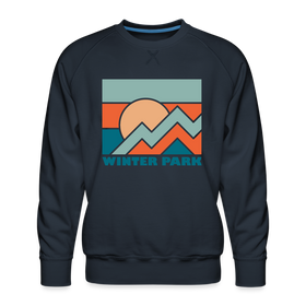Premium Winter Park Sweatshirt - Men's Colorado Sweatshirt - navy
