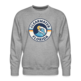 Premium Clearwater Sweatshirt - Men's Florida Sweatshirt - heather grey