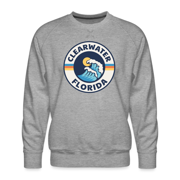 Premium Clearwater Sweatshirt - Men's Florida Sweatshirt - heather grey