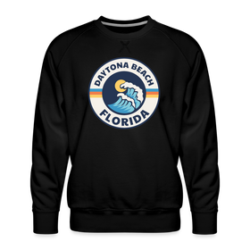 Premium Daytona Beach Sweatshirt - Men's Florida Sweatshirt - black