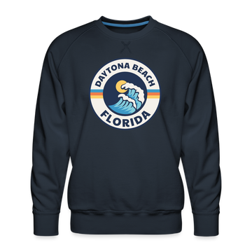 Premium Daytona Beach Sweatshirt - Men's Florida Sweatshirt - navy