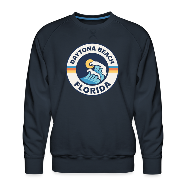 Premium Daytona Beach Sweatshirt - Men's Florida Sweatshirt - navy