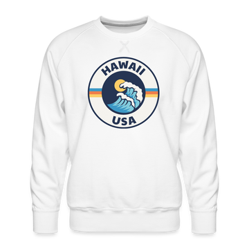Premium Hawaii Sweatshirt - Men's Sweatshirt - white
