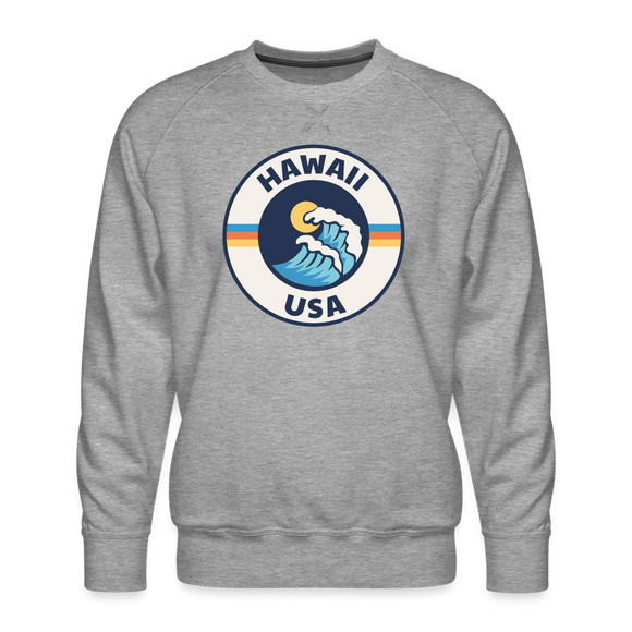 Premium Hawaii Sweatshirt - Men's Sweatshirt - heather grey