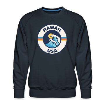 Premium Hawaii Sweatshirt - Men's Sweatshirt - navy