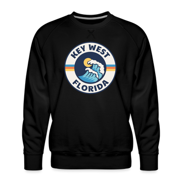 Premium Key West Sweatshirt - Men's Florida Sweatshirt - black