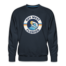 Premium Key West Sweatshirt - Men's Florida Sweatshirt - navy