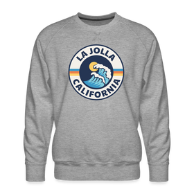 Premium La Jolla Sweatshirt - Men's California Sweatshirt - heather grey