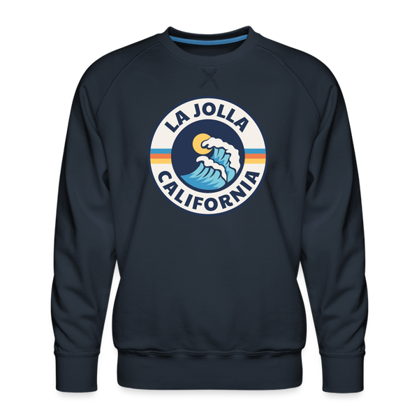 Premium La Jolla Sweatshirt - Men's California Sweatshirt - navy