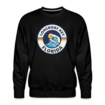 Premium Longboat Key Sweatshirt - Men's Florida Sweatshirt - black