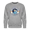 Premium Longboat Key Sweatshirt - Men's Florida Sweatshirt - heather grey