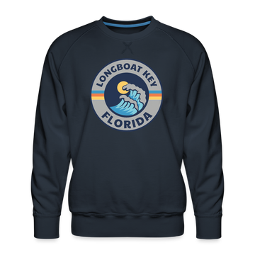 Premium Longboat Key Sweatshirt - Men's Florida Sweatshirt - navy