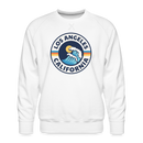 Premium Los Angeles Sweatshirt - Men's California Sweatshirt - white