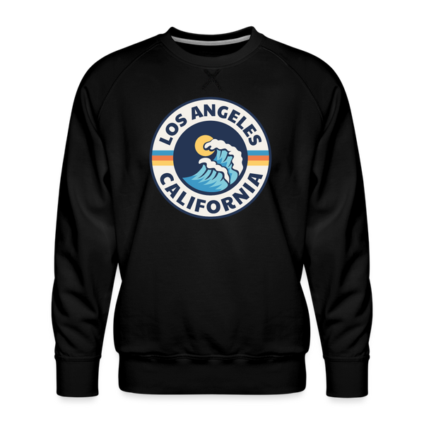 Premium Los Angeles Sweatshirt - Men's California Sweatshirt - black