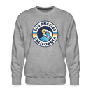 Premium Los Angeles Sweatshirt - Men's California Sweatshirt - heather grey