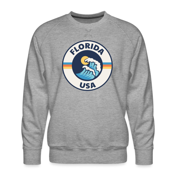 Premium Florida Sweatshirt - Men's Sweatshirt - heather grey