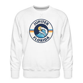 Premium Jupiter Sweatshirt - Men's Florida Sweatshirt - white