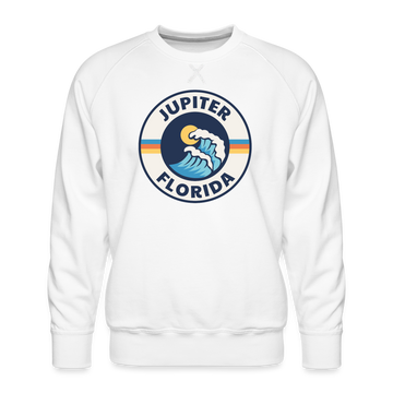 Premium Jupiter Sweatshirt - Men's Florida Sweatshirt - white