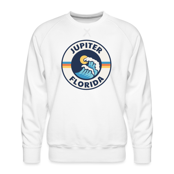 Premium Jupiter Sweatshirt - Men's Florida Sweatshirt - white