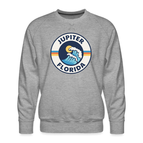 Premium Jupiter Sweatshirt - Men's Florida Sweatshirt - heather grey