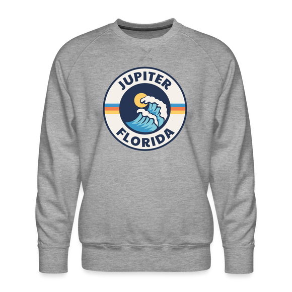 Premium Jupiter Sweatshirt - Men's Florida Sweatshirt - heather grey