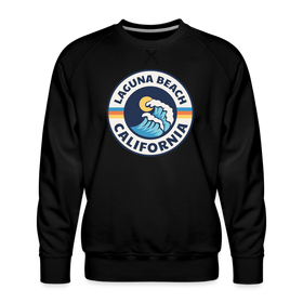 Premium Laguna Beach Sweatshirt - Men's California Sweatshirt - black