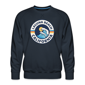 Premium Laguna Beach Sweatshirt - Men's California Sweatshirt - navy