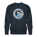 Premium Long Beach Sweatshirt - Men's California Sweatshirt - navy