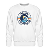 Premium Malibu Sweatshirt - Men's California Sweatshirt - white