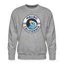 Premium Malibu Sweatshirt - Men's California Sweatshirt - heather grey