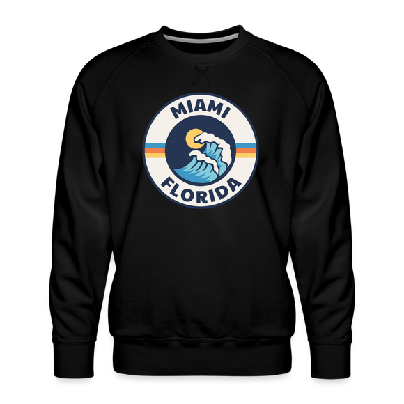 Premium Miami Sweatshirt - Men's Florida Sweatshirt - black